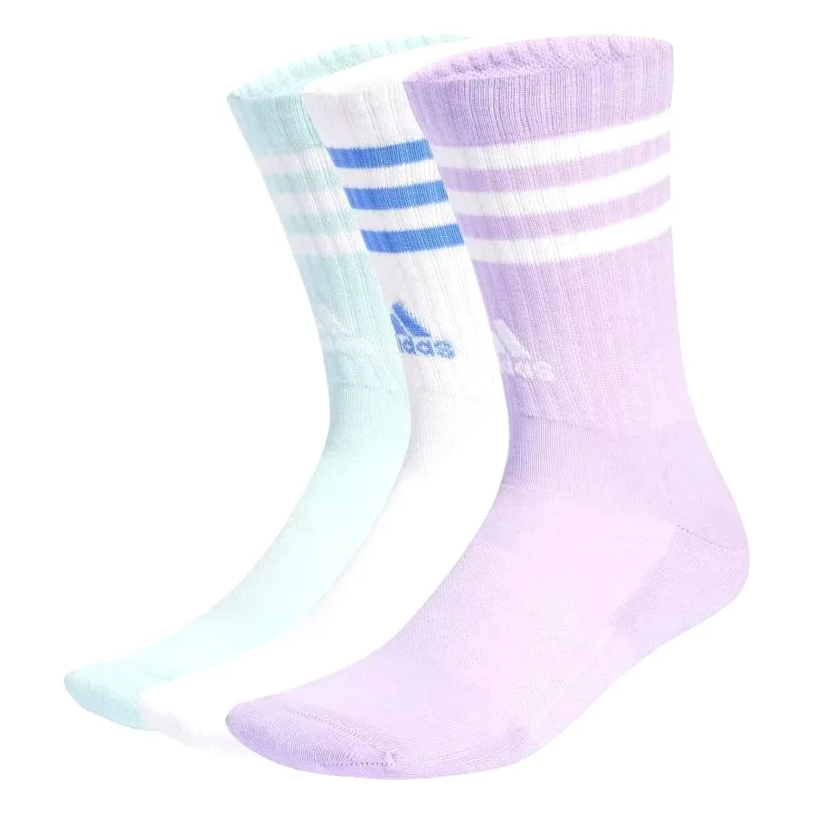 ADIDAS SOCKS 3S C SPW JW2766 CRW 3P POWPLU/WHITE/HALMIN